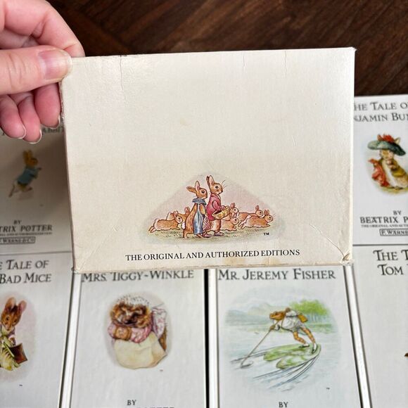 Vintage 1986 Lot of 12 Peter Rabbit Books Beatrix Potter Collection - Picture 6 of 10